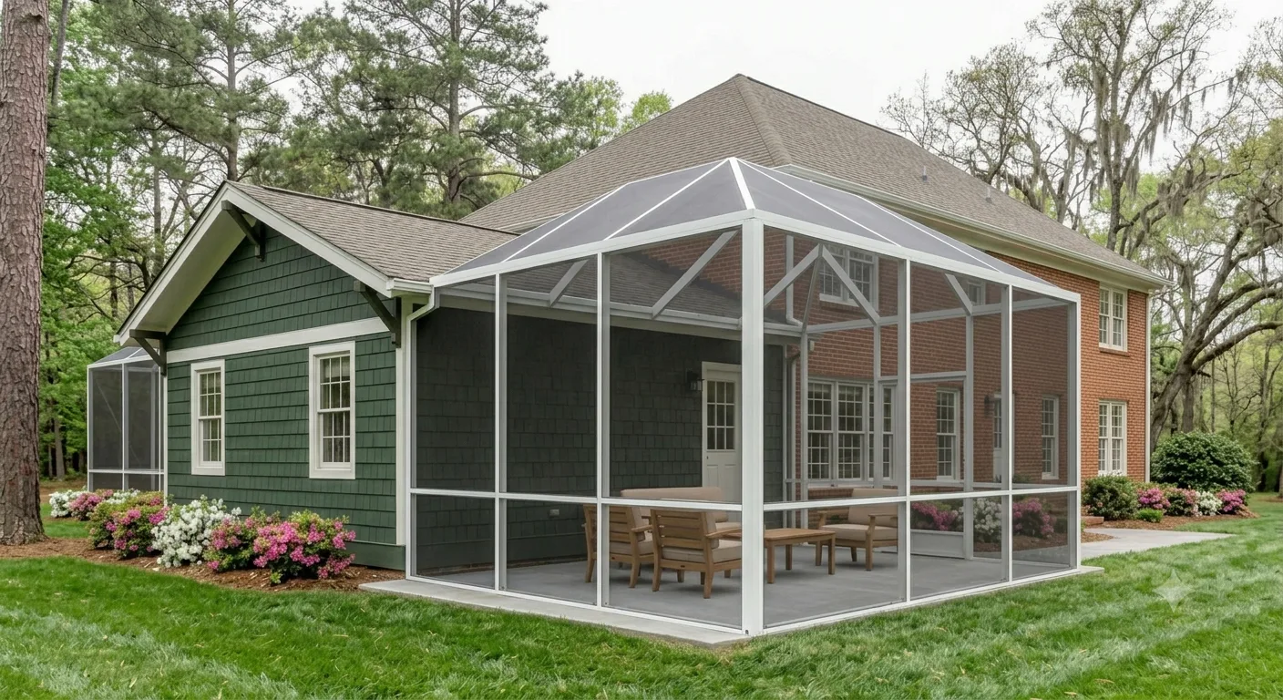 Aluminum screen room Huntsville AL