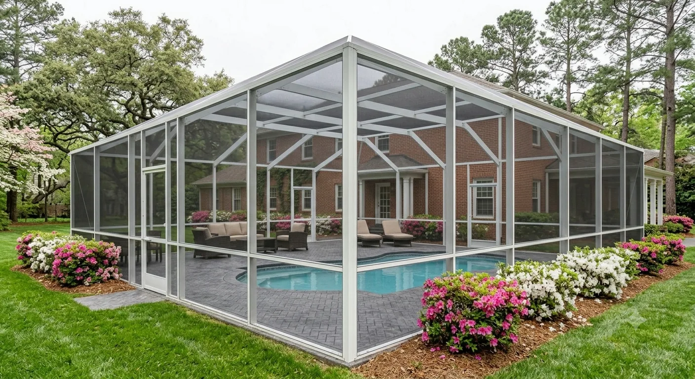 Pool enclosure installation Huntsville AL