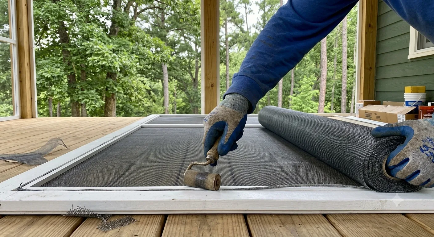 Porch rescreening Huntsville AL
