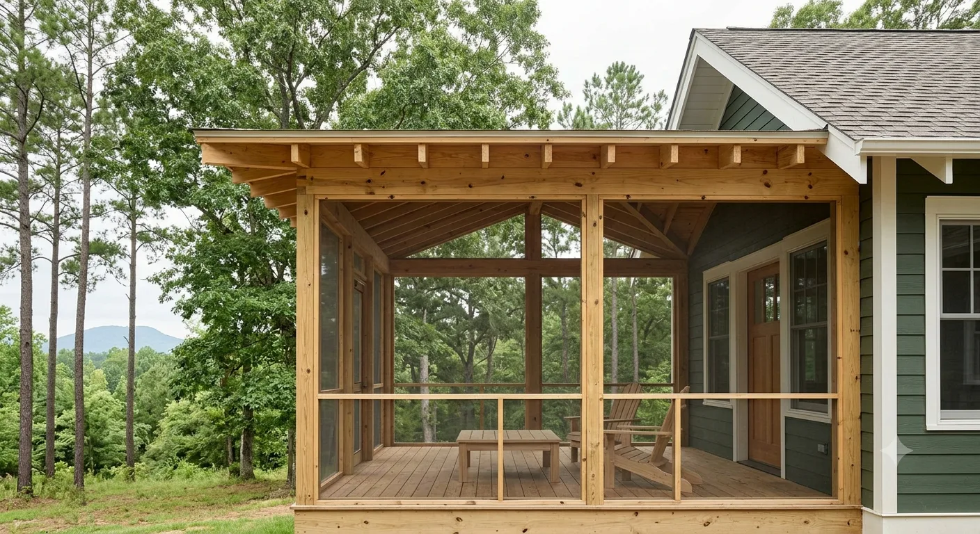 Porch enclosure Huntsville AL